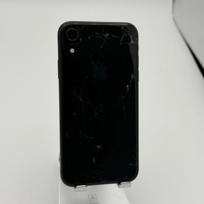 Unlocked Apple iPhone XR 128GB Black Service Bat  READ