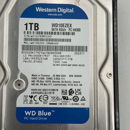 Western Digital 1TB Desktop HDD SATA 6Gb/s 7200 RPM Internal Hard Drive