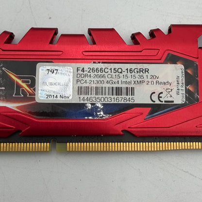 G.SKILL RIPJAWS F4-3000C16D-16GVRB 16GB DDR4 RAM