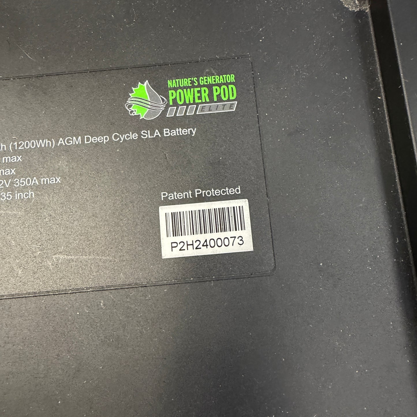 Natures Generator Power Pod Elite Green Used Condition