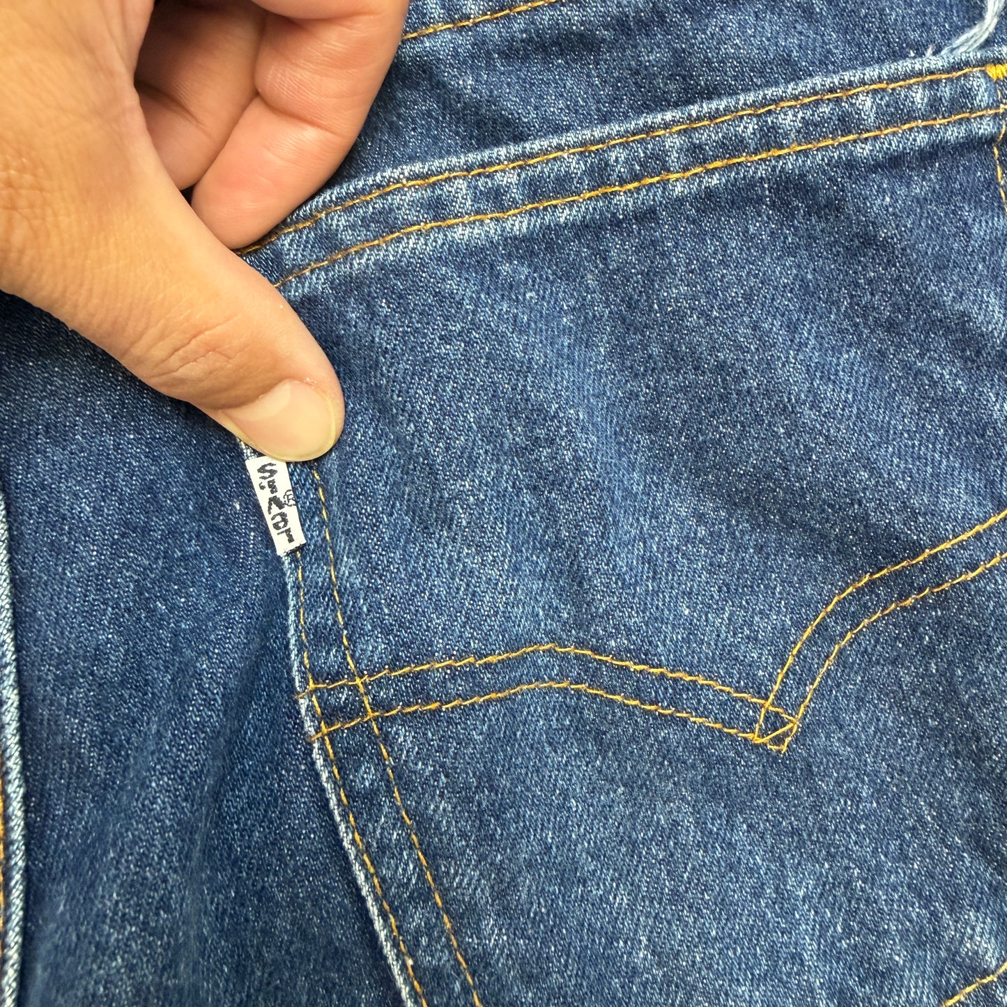 Vintage 80's Levi's Women's Jeans Denim SF 207 Blue 28x30 Used