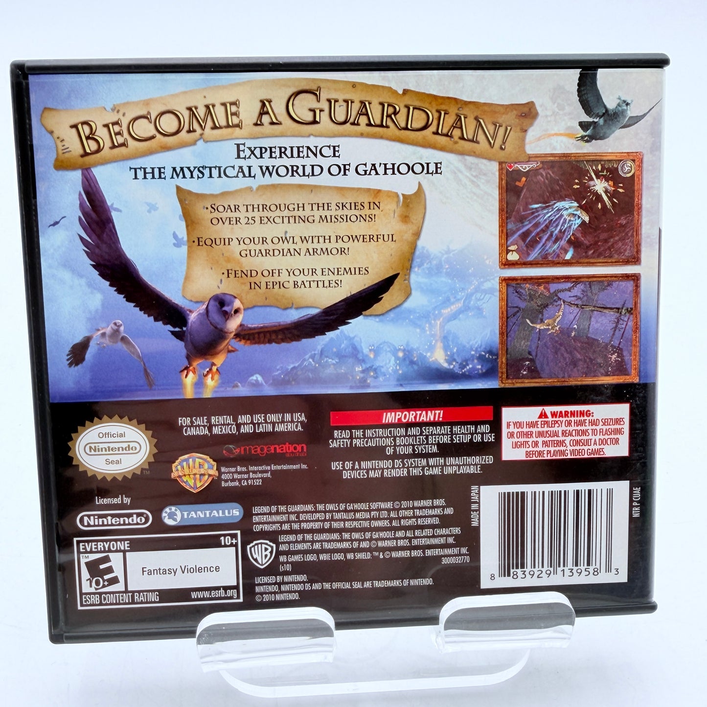 Nintendo DS Legend of the Guardians: The Owls of Ga'Hoole CIB