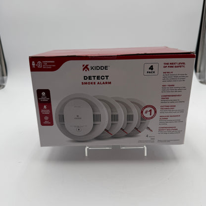 Detect Smoke Alarm 4 Pack New In Box&nbsp;