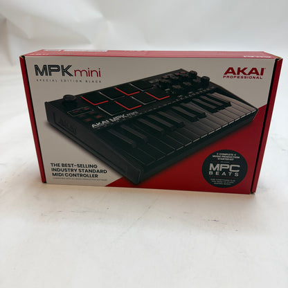 AKAI MPK Mini Special Black Edition DJ Controller New In Box