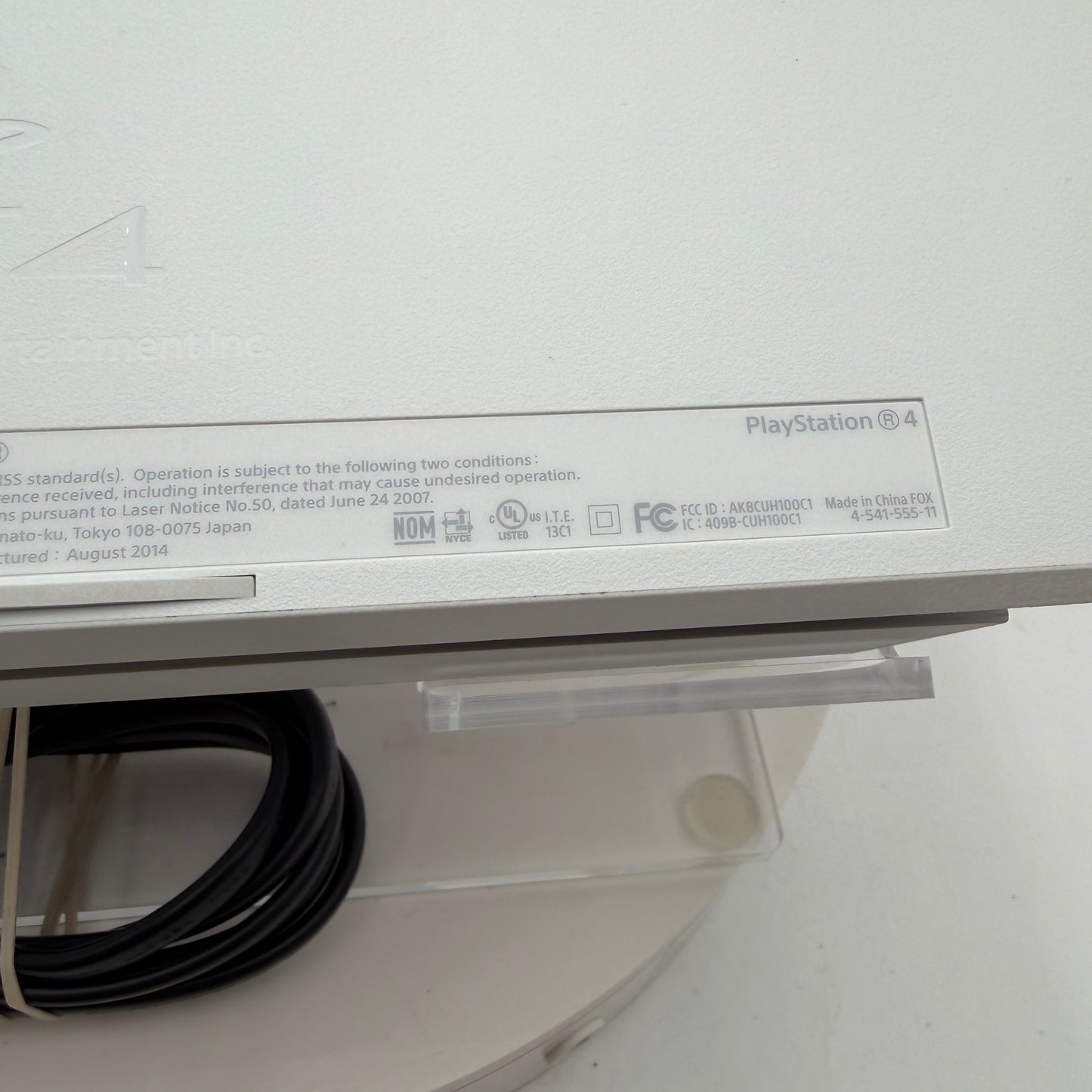 Sony PlayStation 4 CUH-1115A Glacier White Console 500GB