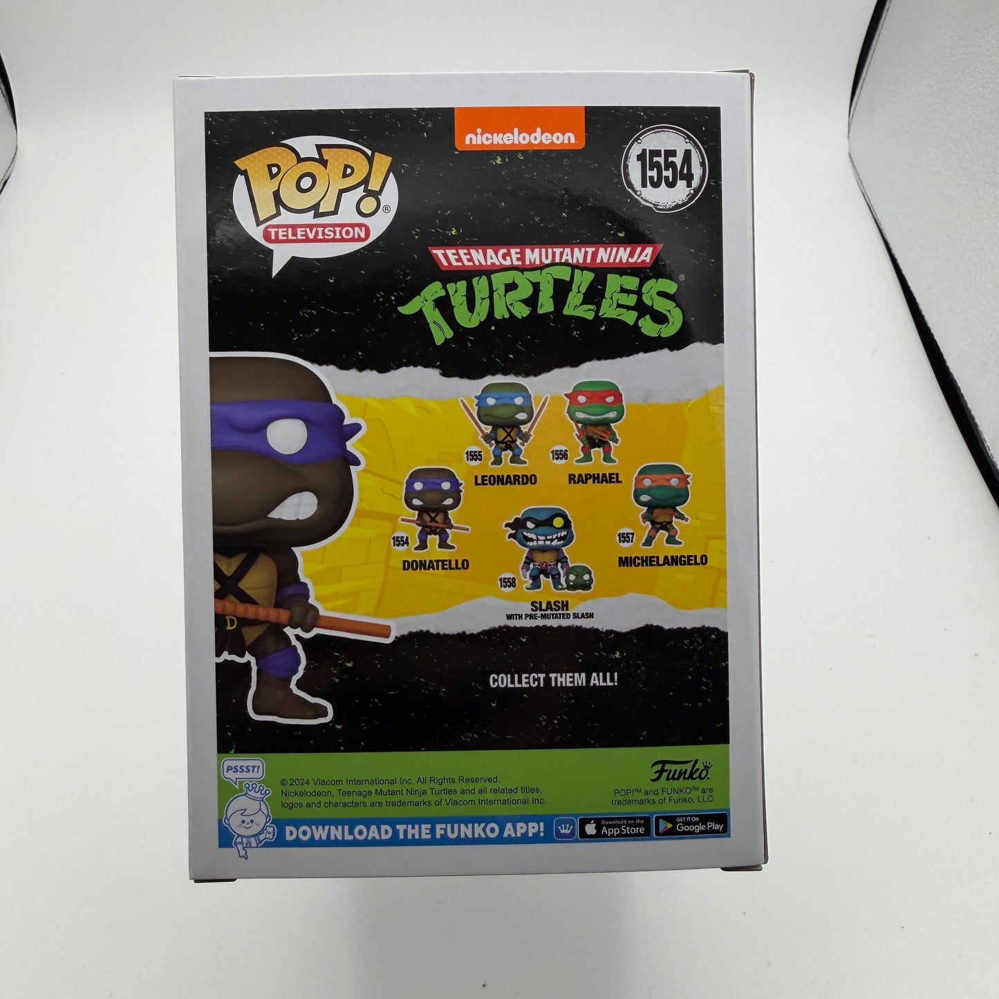 Funko Pop! Teenage Mutant Ninja Turtles Donatello (Classic) #1554 New in Box Collectible Figure