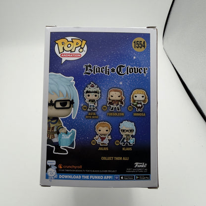 Funko Pop! Anime Black Clover Klaus Lunettes Vinyl Figure #1554 New In Box