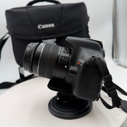 Canon EOS Rebel T6 Digital Camera Black w/ Case, Charger & 18-55mm Lens
