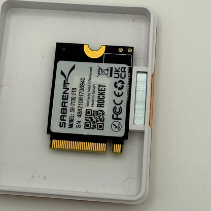 Sabrent 2230mm Rocket Q4 2TB M.2 NVMe SSD - Used With Box - Black
