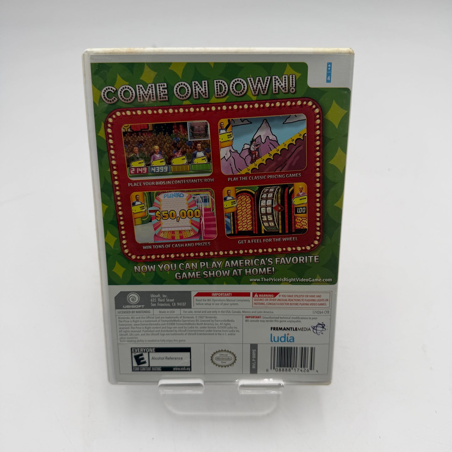 Nintendo Wii The Price is Right Video Game with Box