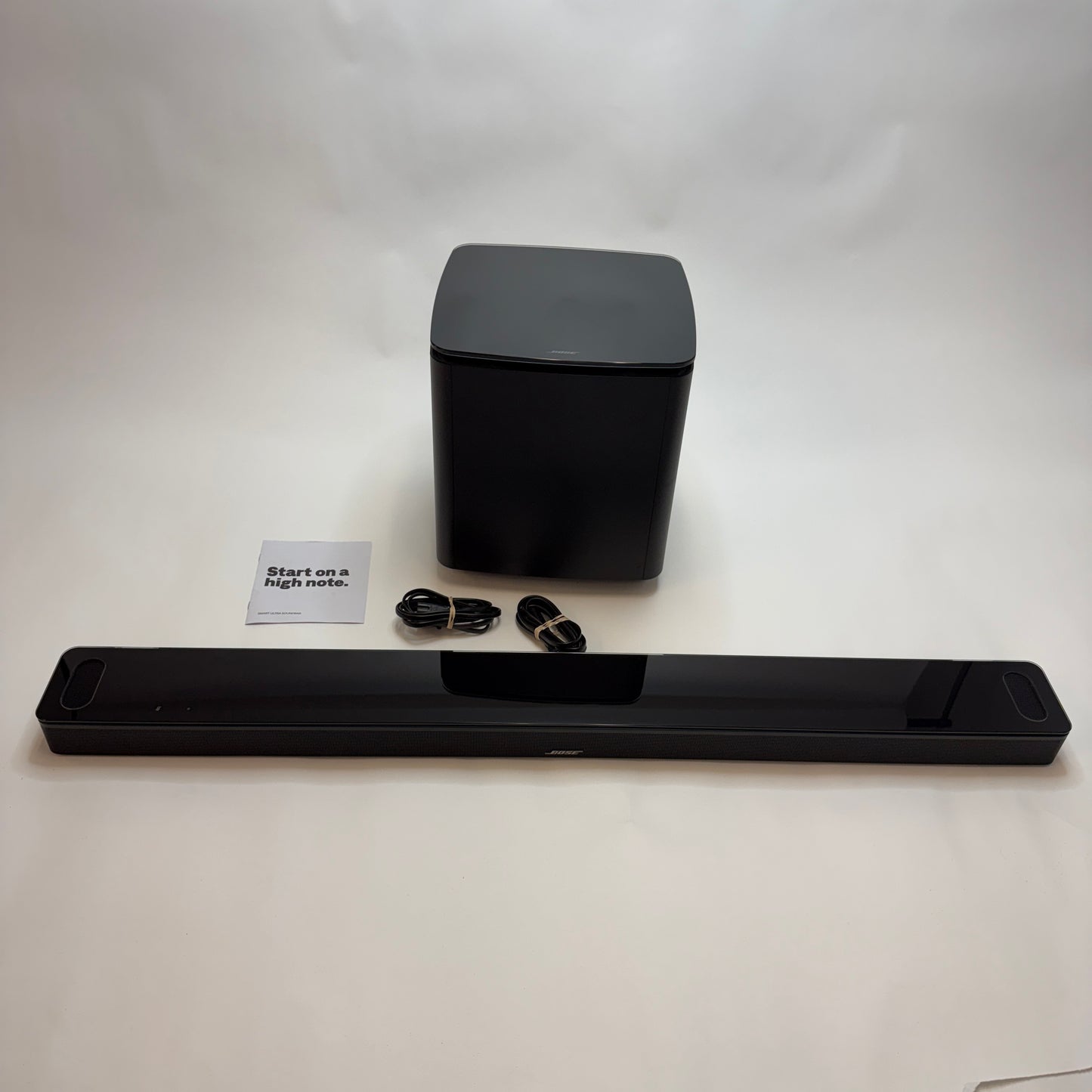 Bose Smart Ultra Soundbar 44151 with Subwoofer - Used - Black