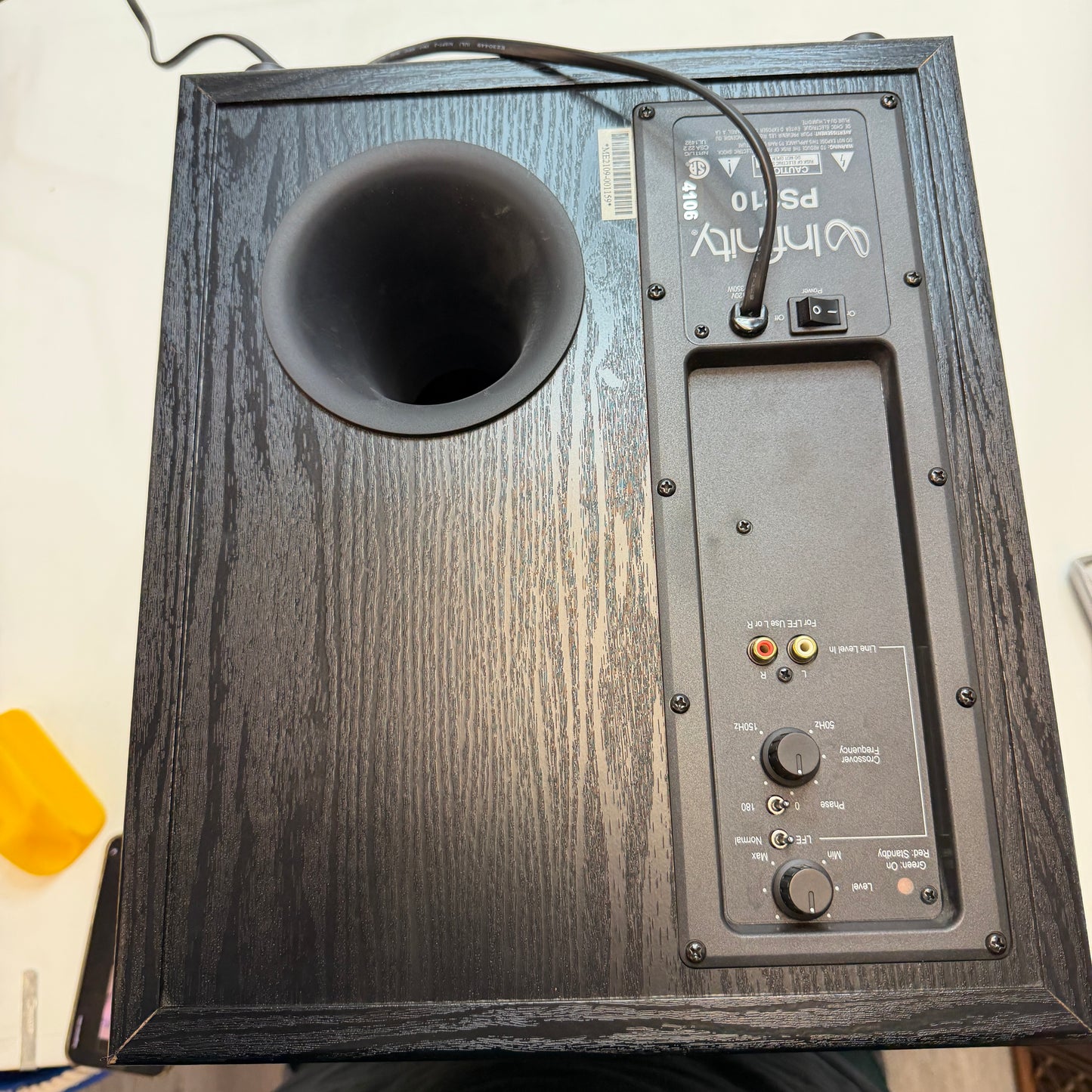 Infinity PS210 Powered Subwoofer Black