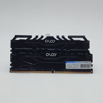 Oloy OWL Black 16GB (2x8GB) DDR4 3000MHz Memory Kit