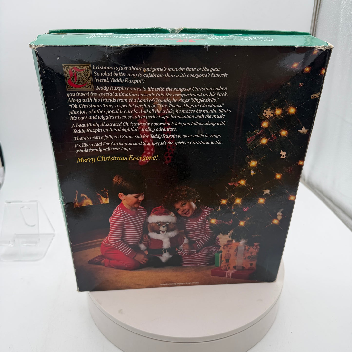 Teddy Ruxpin Christmas Box Only New In Box