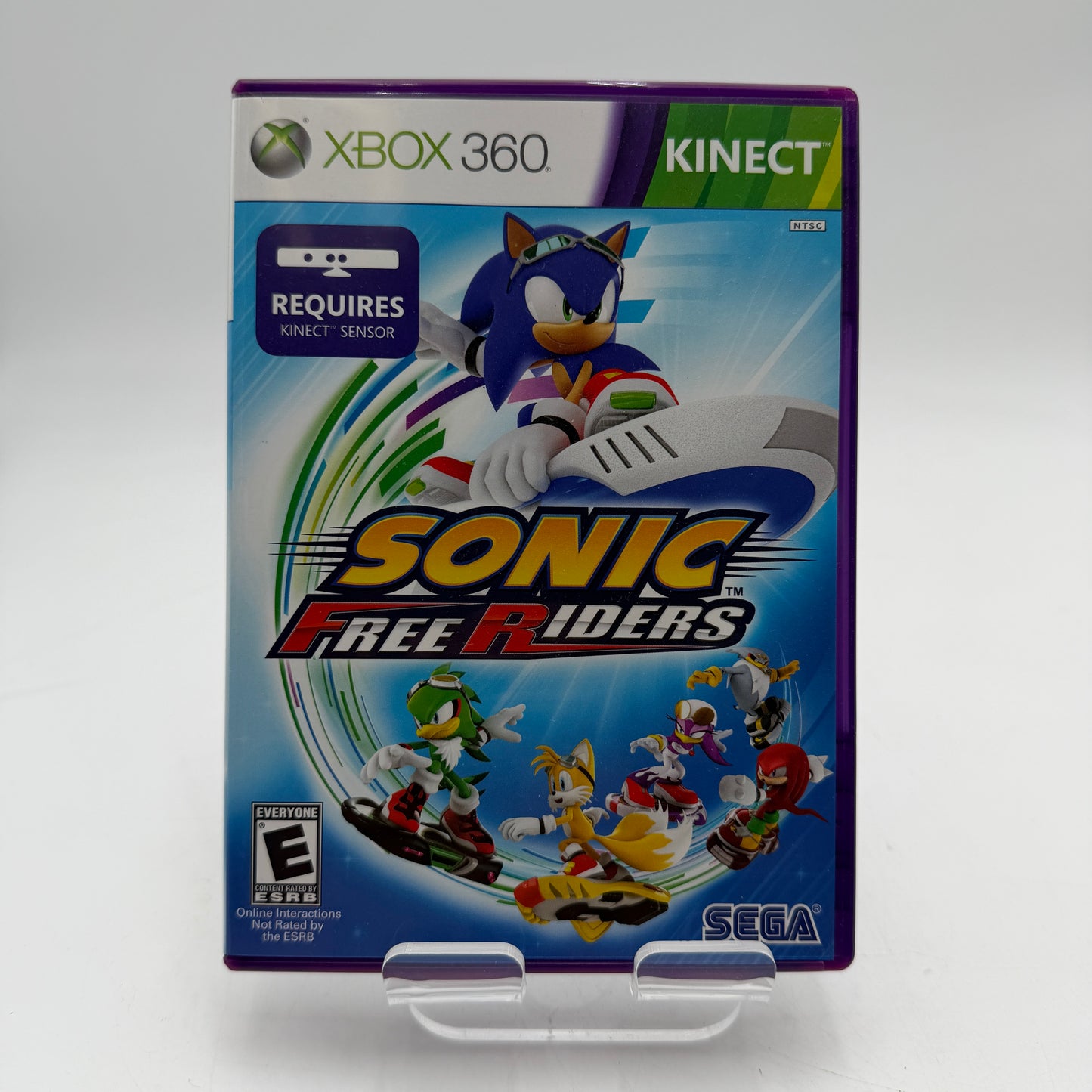 Xbox 360 Sonic Free Riders Video Game with Box