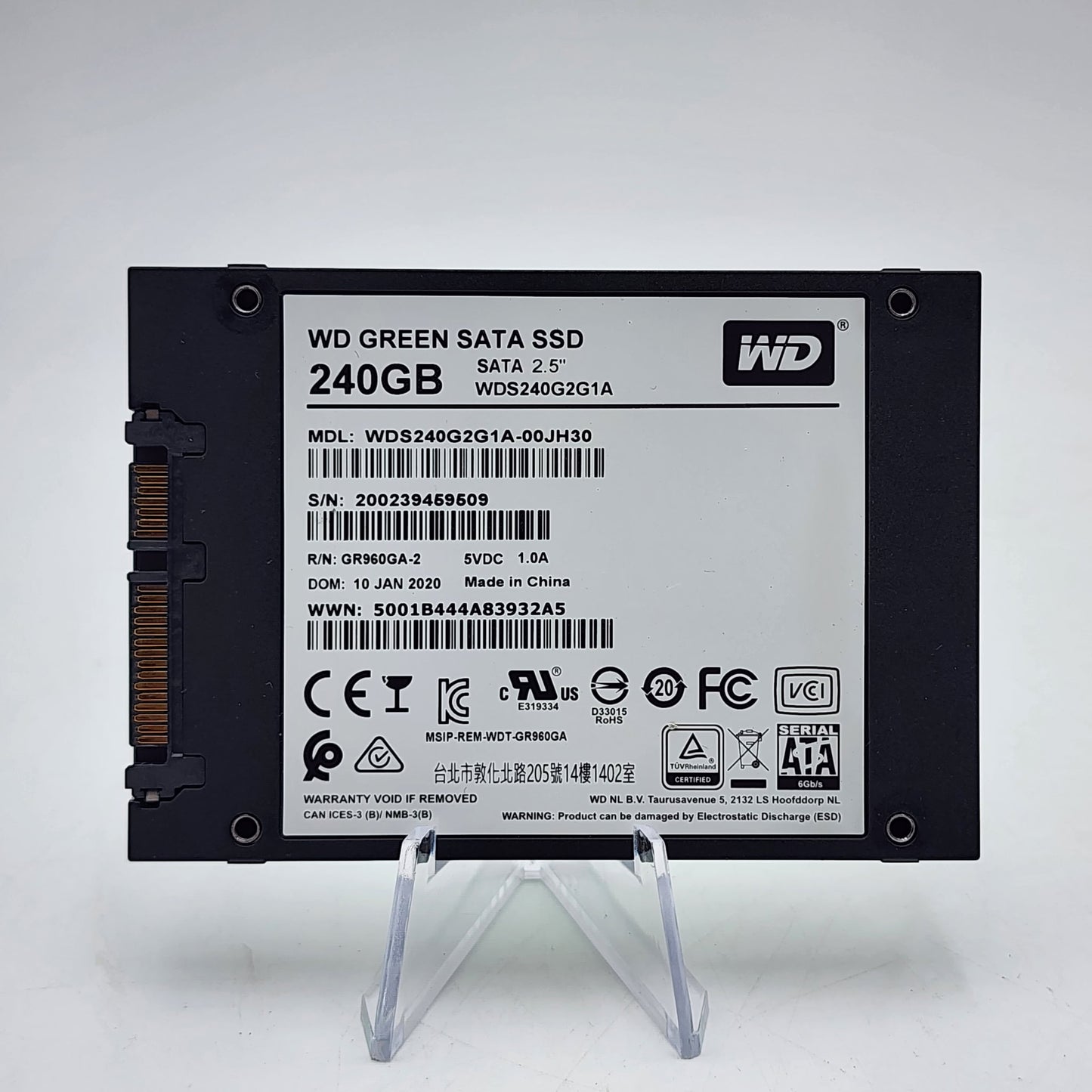 WD Green WDS240G2G1A 240GB SATA SSD
