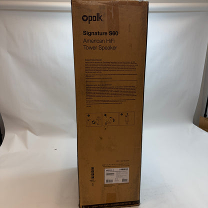 Polk Audio Signature S60 Tower Speaker Pair Set Of Two NIB