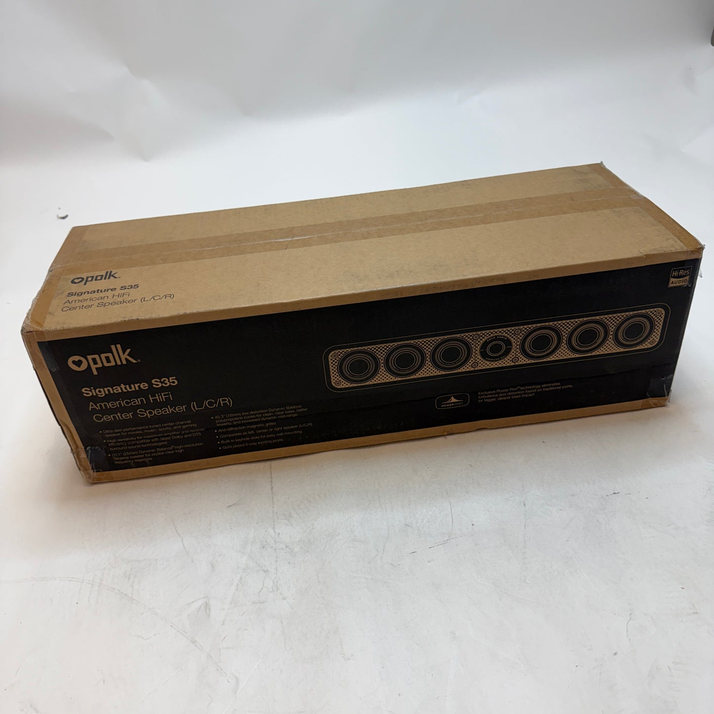 Polk Audio Signature S35 Center Speaker Black NIB
