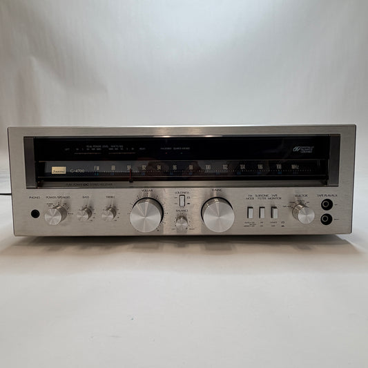 Sansui Vintage G-4700 AM/FM Pure Power DC Stereo Receiver Brown TESTED READ