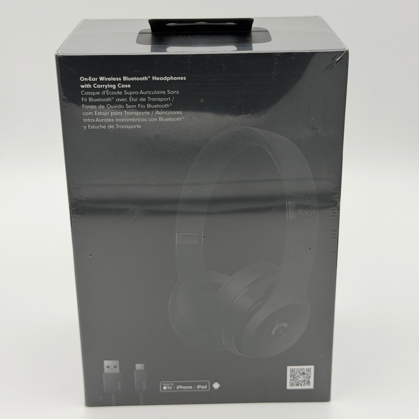 Beats Solo 3 Wireless Headphones Black In Box