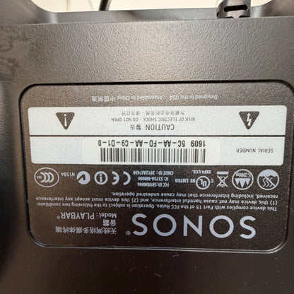Sonos Playbar 1 Speaker - Black