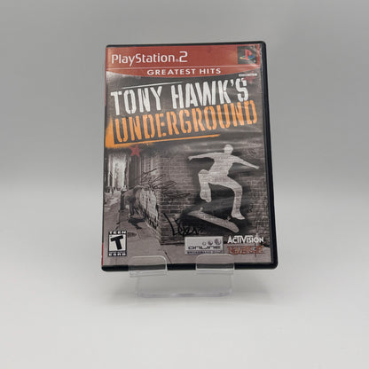 Sony PlayStation 2 Tony Hawk Underground Video Game Complete CIB PS2