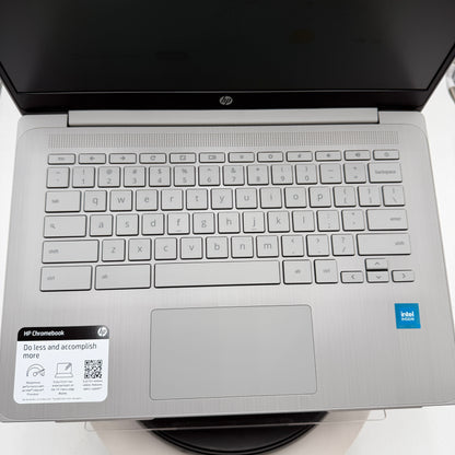 HP Chromebook 14a-1013dx 14-inch Laptop 4GB RAM 64GB Silver New Open Box