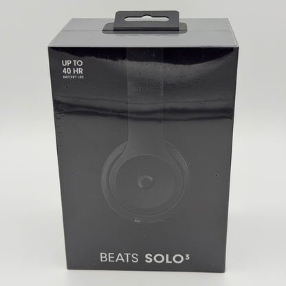 Beats Solo 3 Wireless Headphones Black In Box
