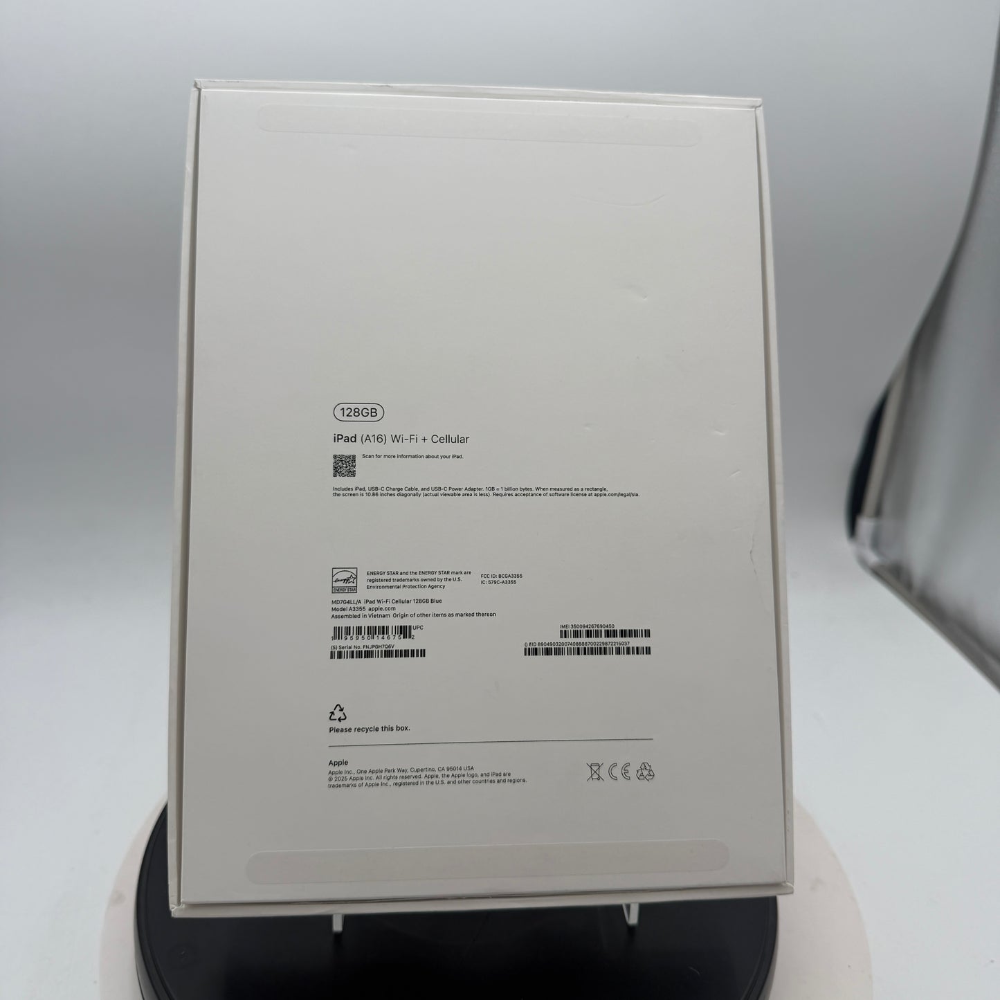 Unlocked  Apple iPad 11th Gen A16 (2025) 128GB WiFi + Cellular Blue OPEN BOX