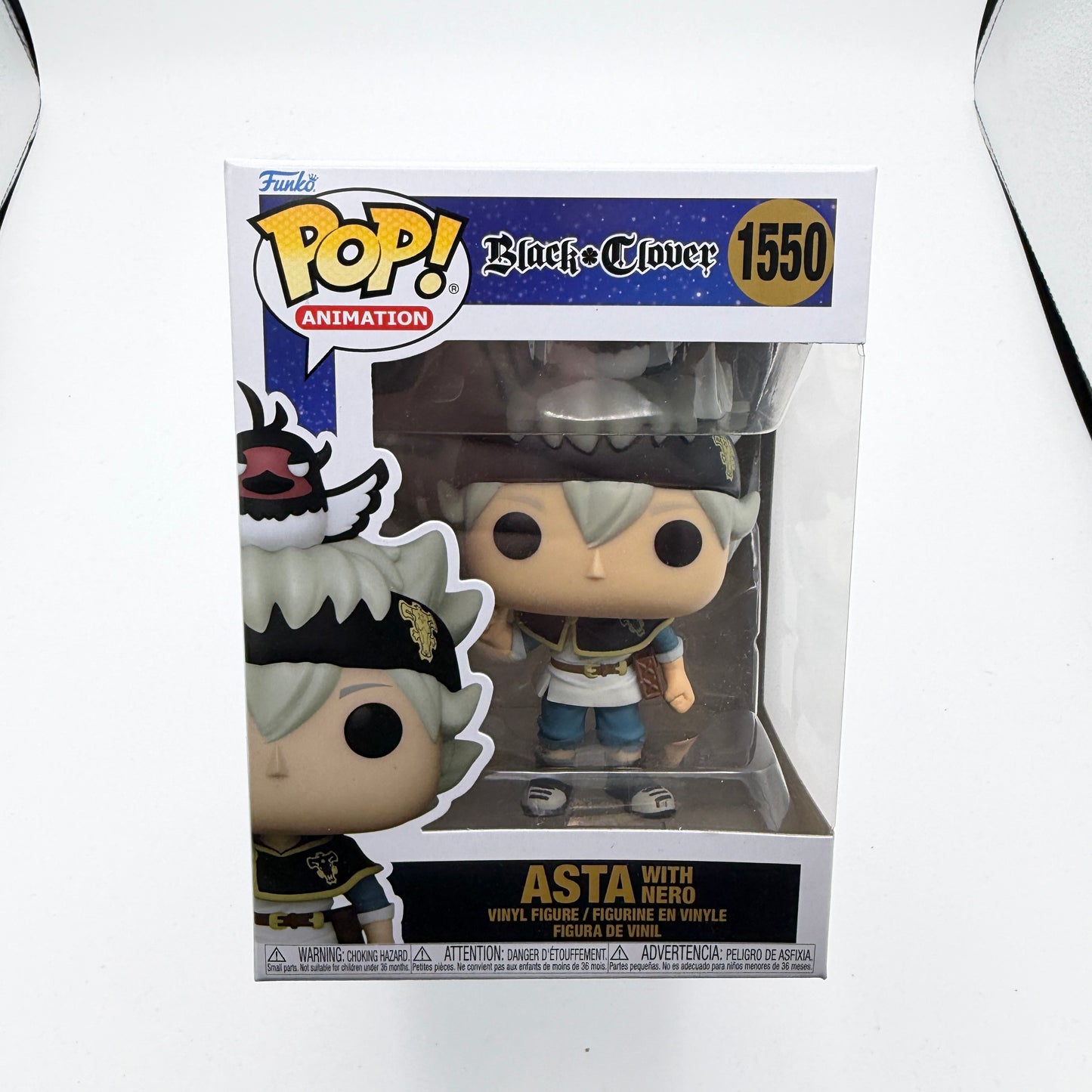 Funko Pop! Animation: Black Clover - Asta with Nero Vinyl Figure #1550