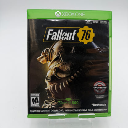 Xbox One Fallout 76 Video Game with Box Black