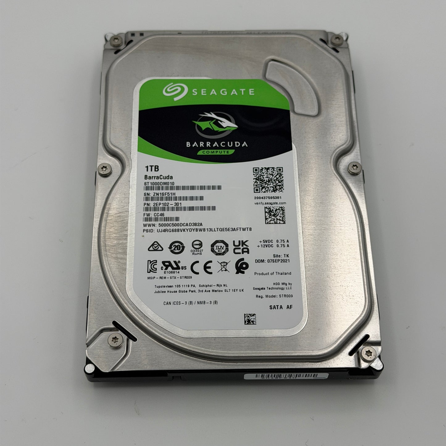 Seagate Barracuda 1TB 3.5" SATA Desktop Hard Drive ST1000DM003