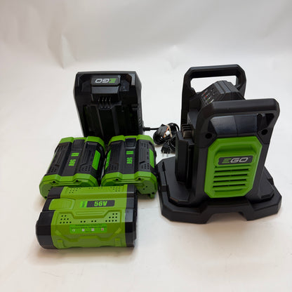 Ego CH2800D Power+ Charger and Battery Lot with Extra Charger