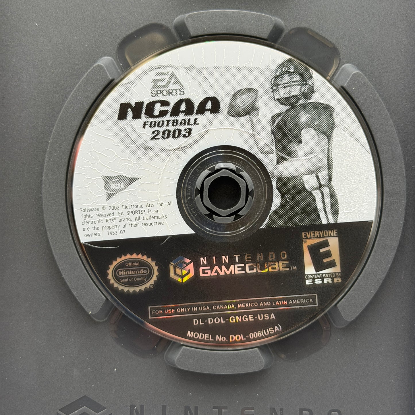 GameCube NCAA Football 2003 Video Game with Box and Manual - Used