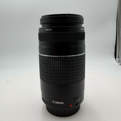 Canon EF 75-300mm f/4-5.6 III Camera Lens - Black - Used A
