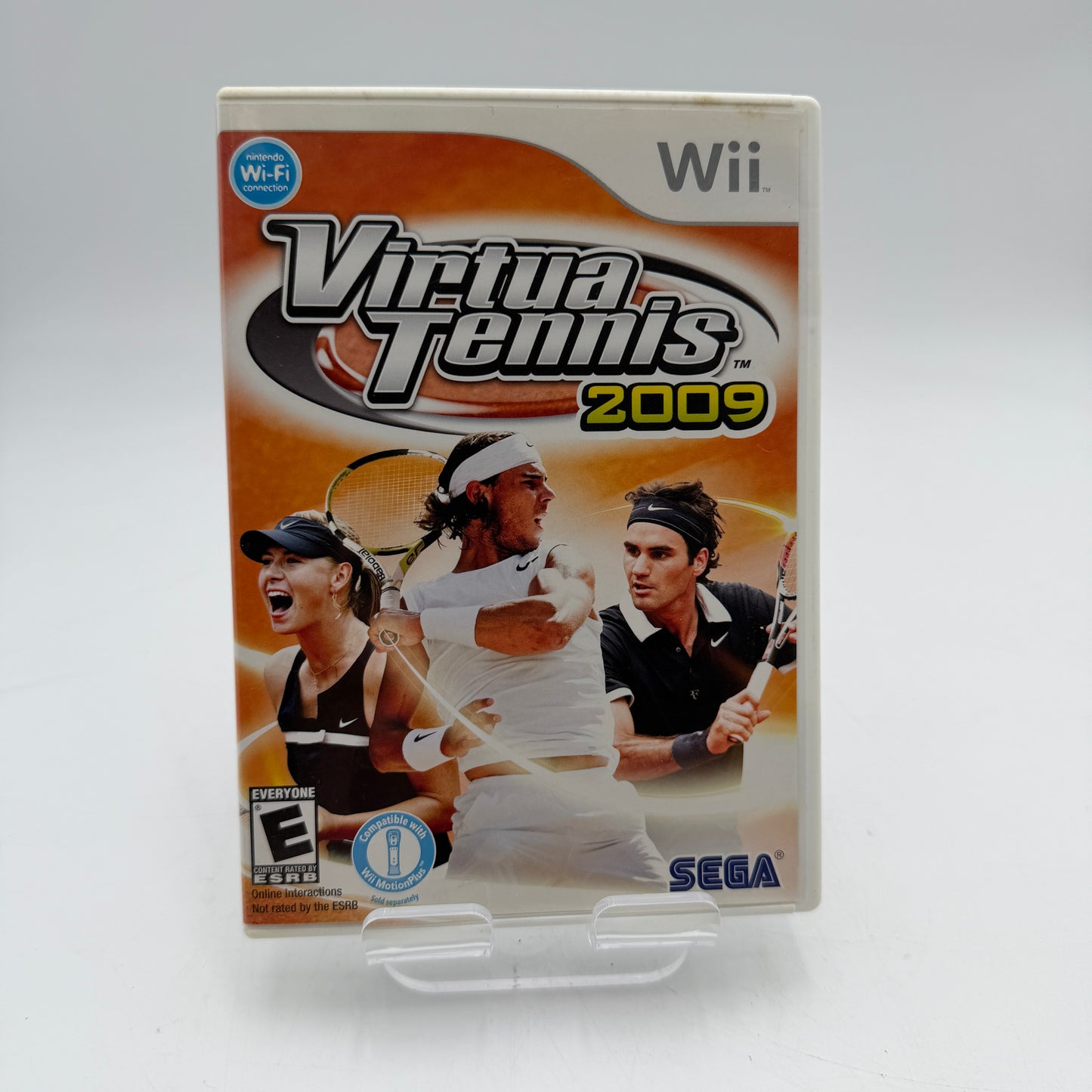 Wii Virtua Tennis 2009 Video Game Complete with Box