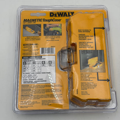 DeWalt DMWMTC15 Magnetic Tough Tool Case Yellow NIB