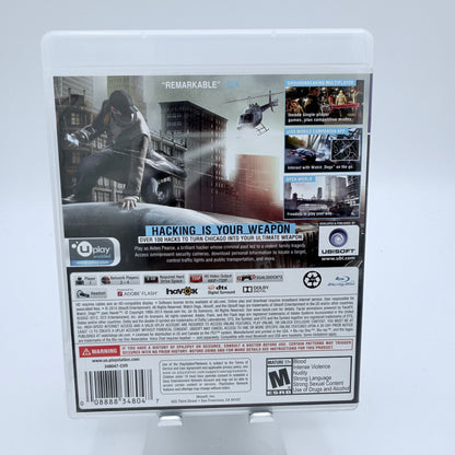 Watch Dogs PlayStation 3 PS3 CIB