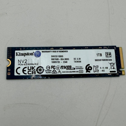 Kingston NV2 1TB M.2 NVMe Gen 4.0 x4 SSD SNV2S/1000G - Blue