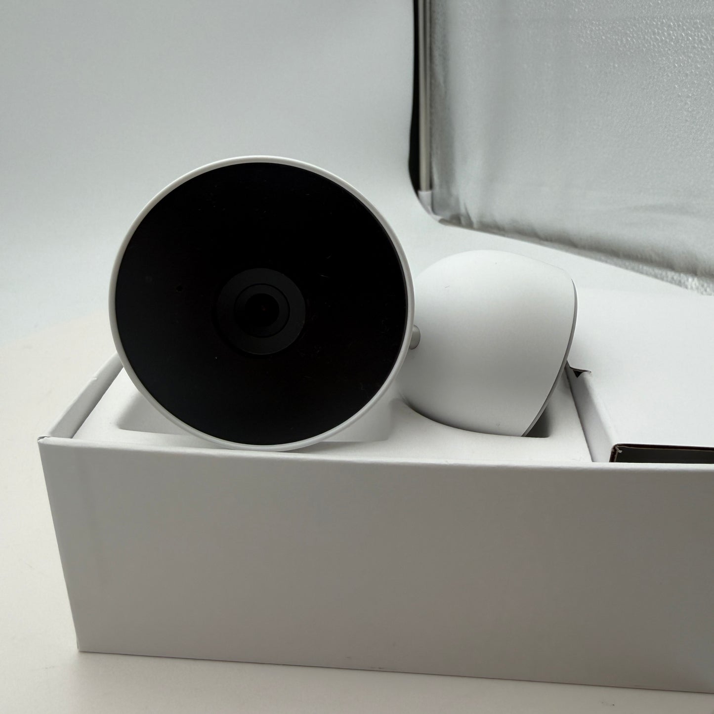 Nest Cam Indoor Wired 2nd Gen Snow Security Camera - White