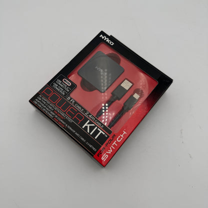 Nintendo Switch Power Kit 8 ft Cable Black New In Box