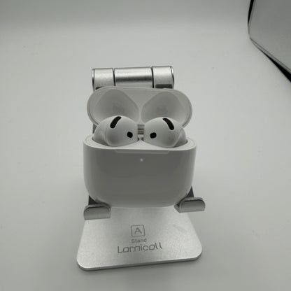 Apple AirPods (4th Gen) A3053 Case (2024) Bluetooth Headphones - White