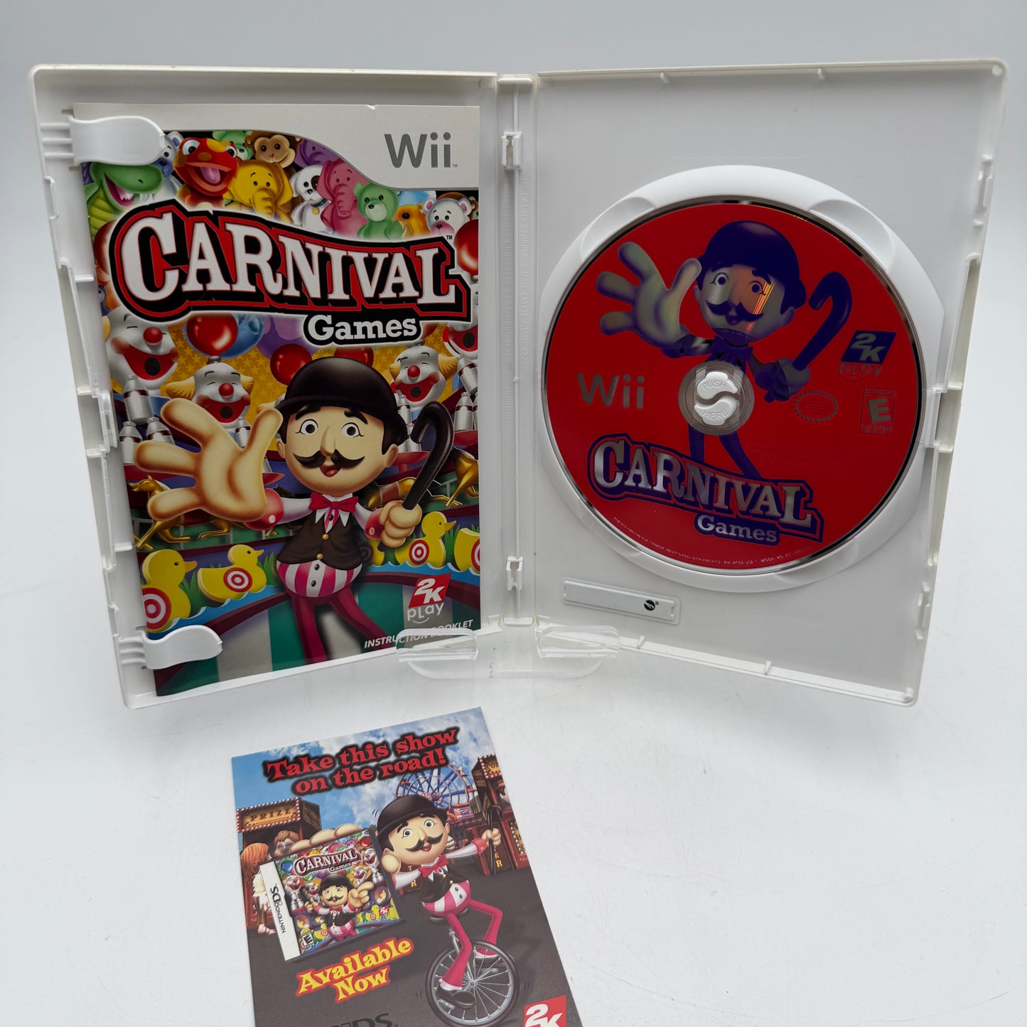Nintendo Wii Carnival Games Video Game with Box