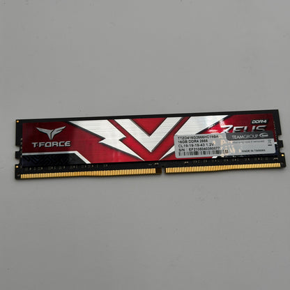 T-Force Zeus 16GB DDR4 2666MHz Desktop Gaming Memory RAM CL19 Red