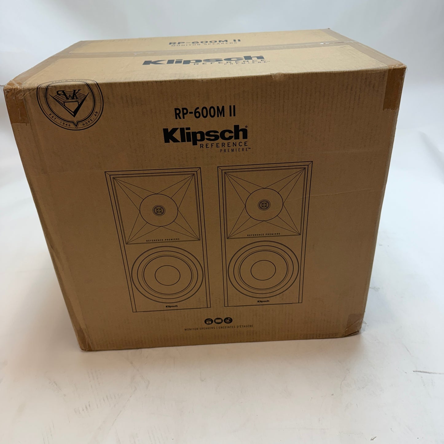 Klipsch RP-600M II Monitor Speakers Black New In Box
