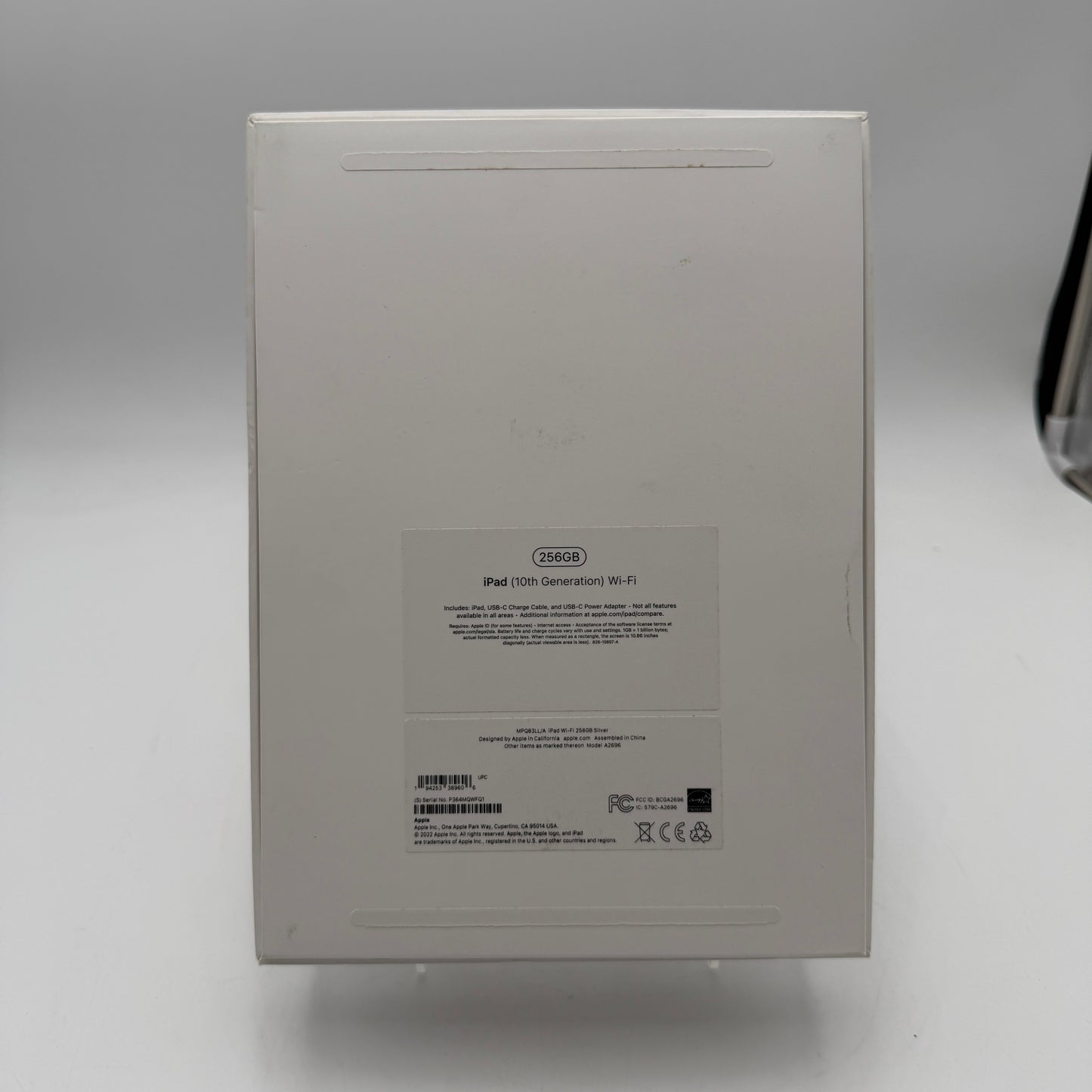 Apple iPad (10th Gen) A2696 256GB Silver With Box