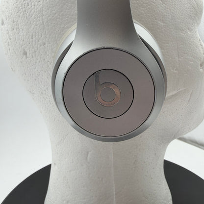 Beats Solo 3 Wireless Headphones Silver Needs New Ear Pads WORKS GREAT