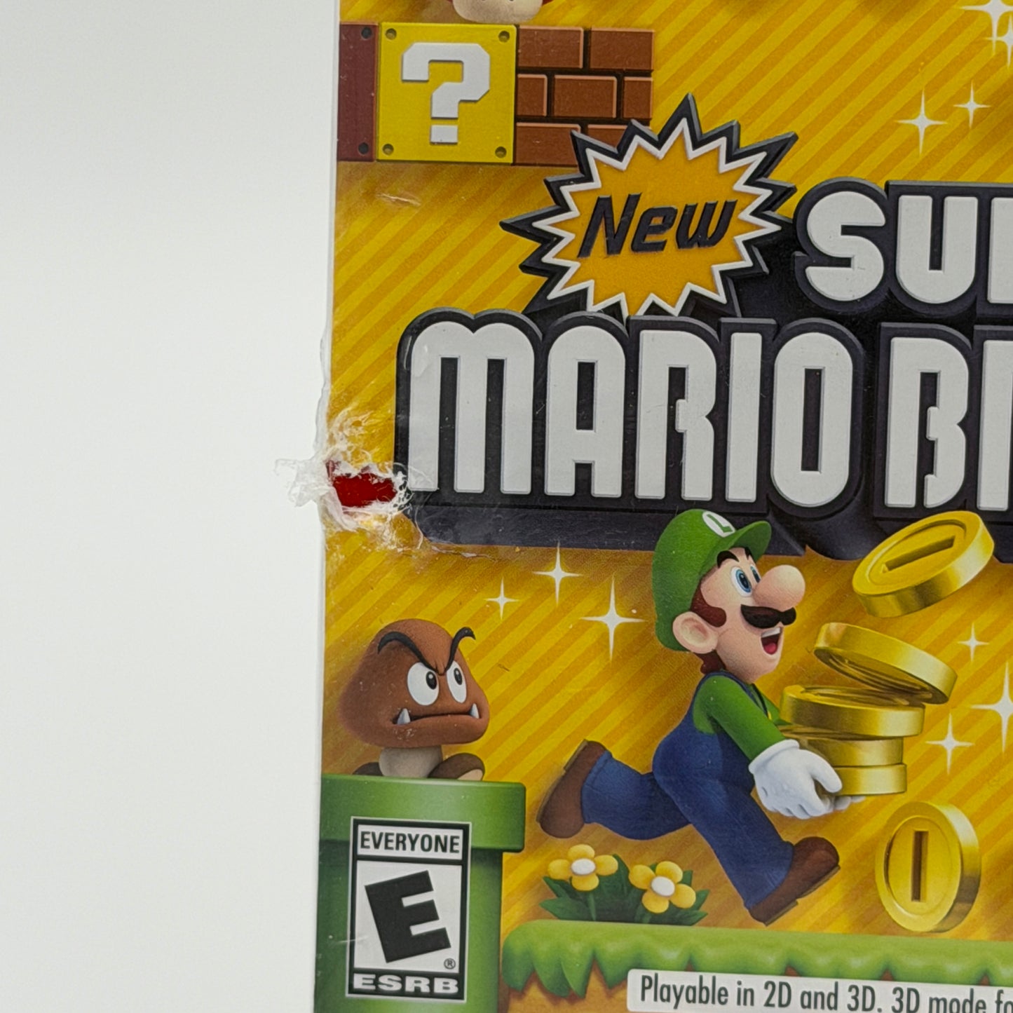 Nintendo 3DS New Super Mario Bros. 2 Red Game with Box Used