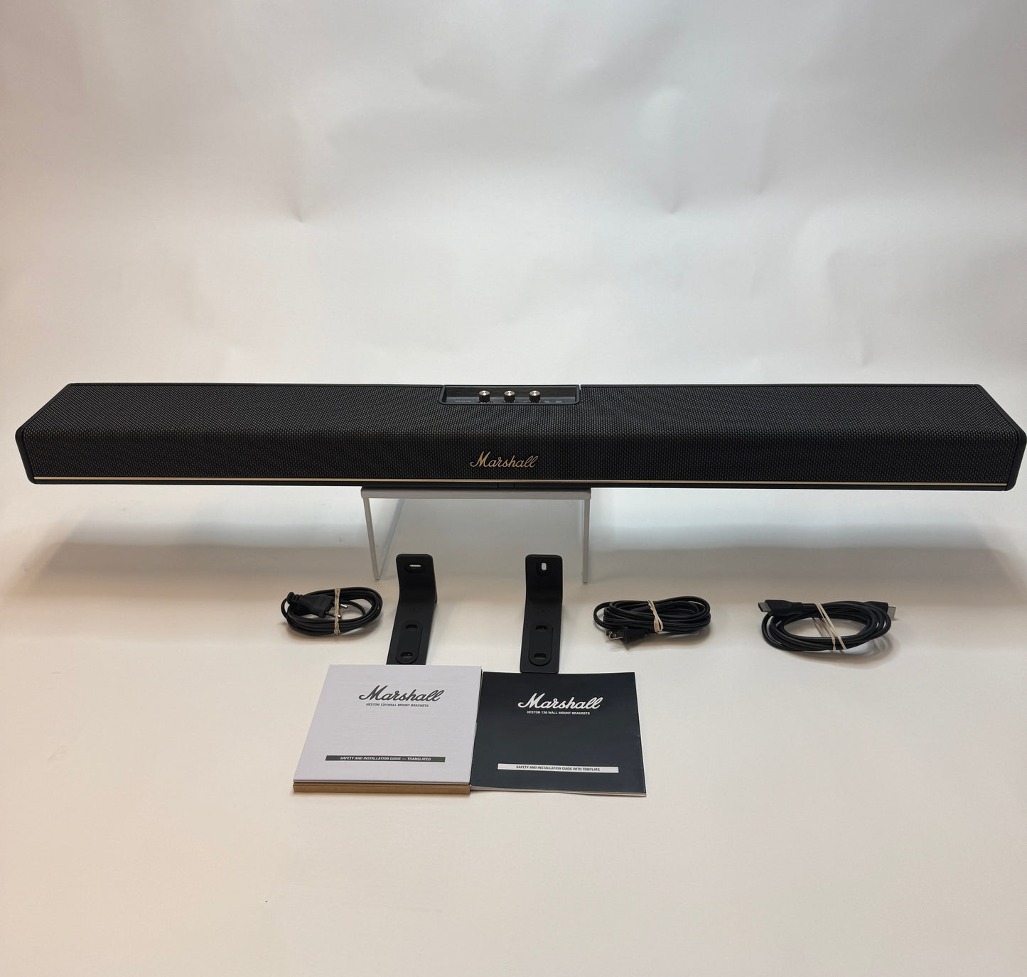 Marshall Heston 120 Soundbar with Dolby Atmos w/Wall Mounts