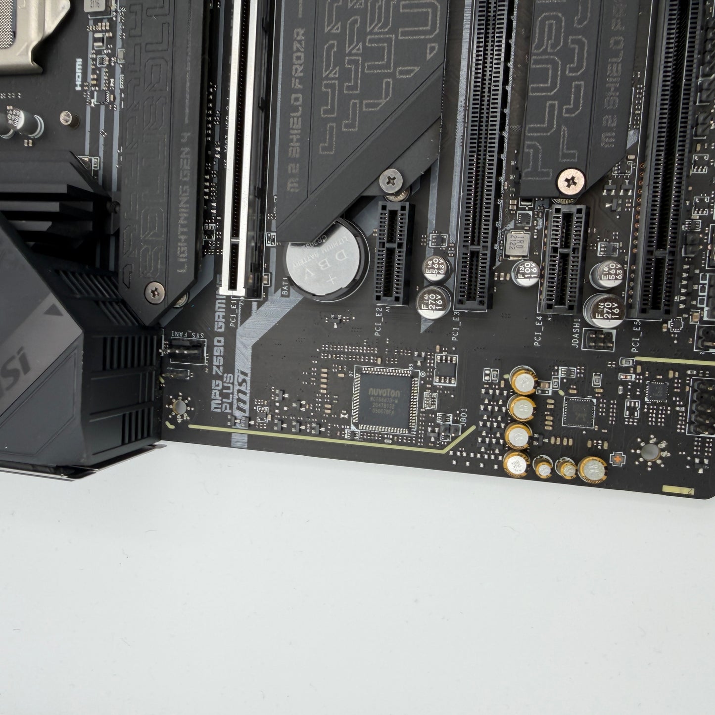 MSI MPG Z590 GAMING PLUS LGA 1200 ATX Intel DDR4 Motherboard